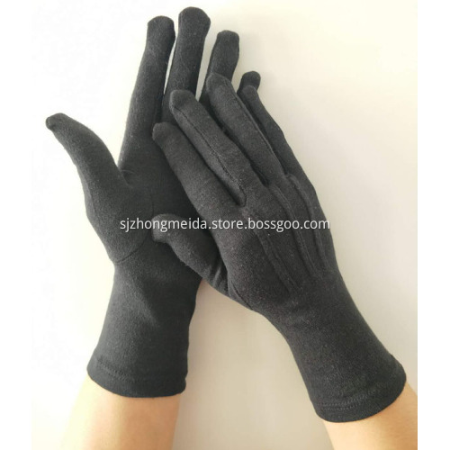 Black Formal Cotton Gloves
